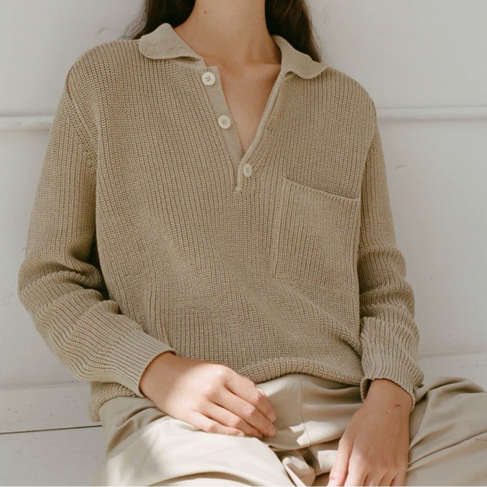 Shaina Mote - Saatchi Sweater - Greige - Size Small - Picture 2 of 14